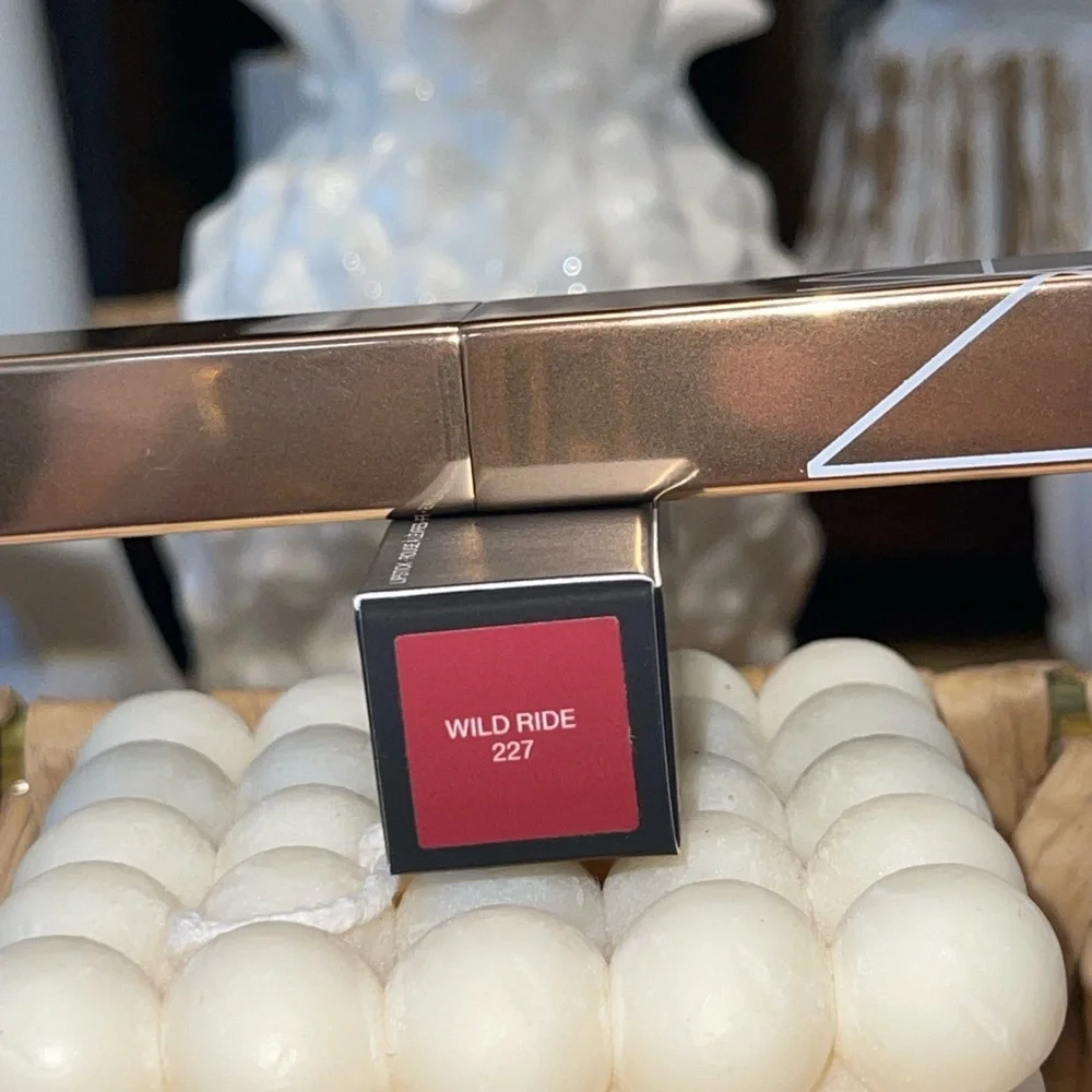 NARS Afterglow Sensual Shine Lipstick In Wild Ride 227(Burgundy Red)